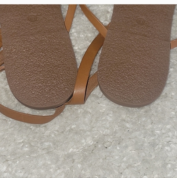 MADEWELL The Board Walk Leather Strappy SANDALS size 10 - Picture 12 of 14